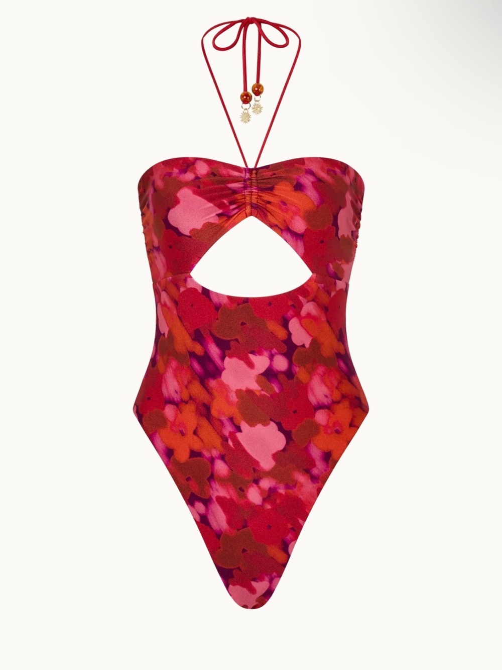 MARBELLA ONE PIECE IN FLORESTA Red Swimsuit size Medium